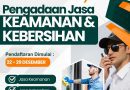 Pengumuman Pengadaan Jasa Kebersihan dan Jasa Keamanan Tahun Anggaran 2026