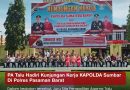 PA Talu Hadiri Kunjungan Kerja KAPOLDA Sumatera Barat Di Polres Pasaman Barat