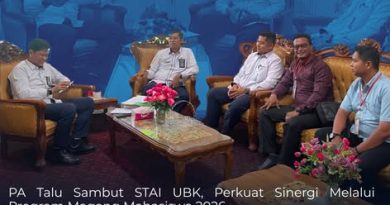 STAI UBK Ajukan Permohonan Penerimaan Mahasiswa Magang Tahun 2026 di Pengadilan Agama Talu